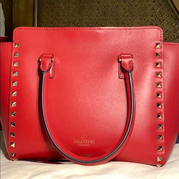 Valentino Bags Valentino Rockstud Top Handle Bag Poshmark